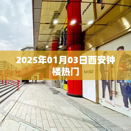 西安鐘樓，2025年元旦人氣勝地