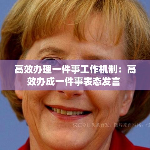 高效辦理一件事工作機(jī)制：高效辦成一件事表態(tài)發(fā)言 