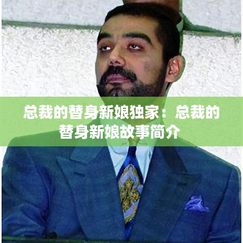 總裁的替身新娘獨(dú)家：總裁的替身新娘故事簡介 