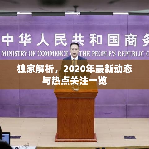 獨(dú)家解析，2020年最新動態(tài)與熱點(diǎn)關(guān)注一覽