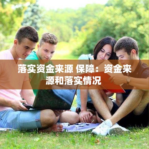 落實資金來源 保障：資金來源和落實情況 