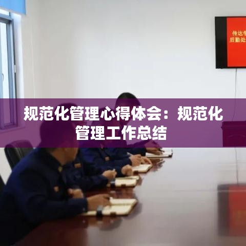 規(guī)范化管理心得體會(huì)：規(guī)范化管理工作總結(jié) 