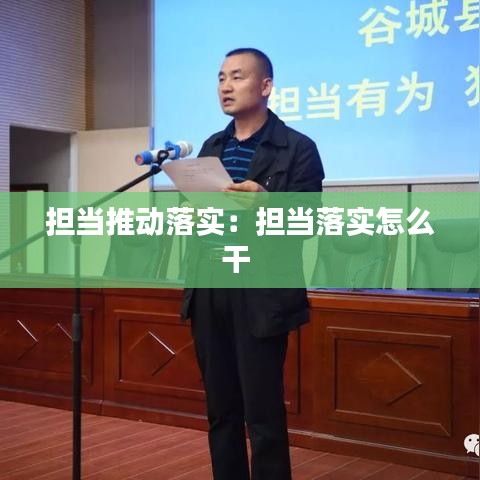 擔(dān)當(dāng)推動落實(shí)：擔(dān)當(dāng)落實(shí)怎么干 