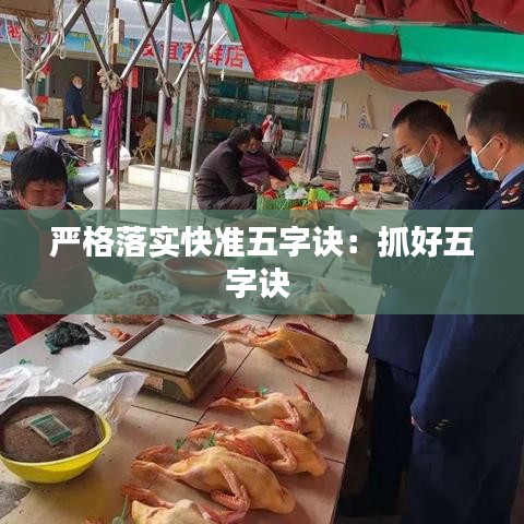 嚴(yán)格落實快準(zhǔn)五字訣：抓好五字訣 