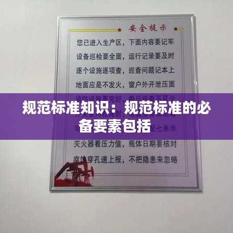 規(guī)范標(biāo)準(zhǔn)知識(shí)：規(guī)范標(biāo)準(zhǔn)的必備要素包括 