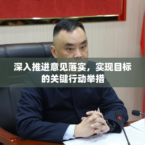 深入推進意見落實，實現(xiàn)目標的關鍵行動舉措