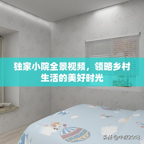 獨(dú)家小院全景視頻，領(lǐng)略鄉(xiāng)村生活的美好時光