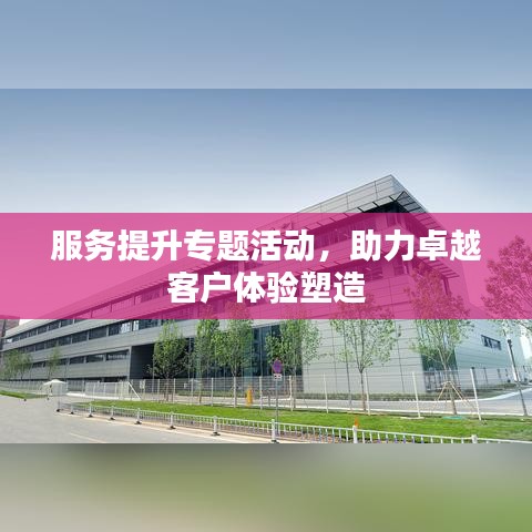 服務提升專題活動，助力卓越客戶體驗塑造