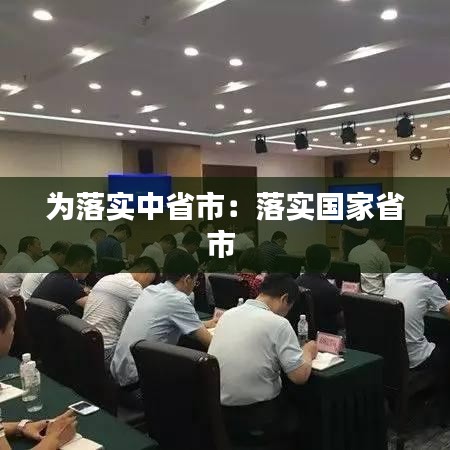 為落實中省市：落實國家省市 