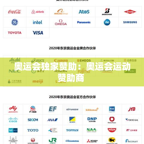 奧運(yùn)會(huì)獨(dú)家贊助：奧運(yùn)會(huì)運(yùn)動(dòng)贊助商 