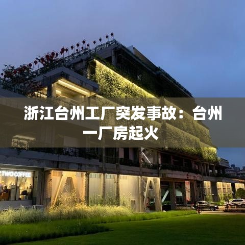 浙江臺州工廠突發(fā)事故：臺州一廠房起火 