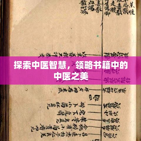 探索中醫(yī)智慧，領(lǐng)略書籍中的中醫(yī)之美