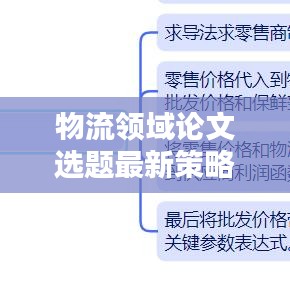 物流領(lǐng)域論文選題最新策略探討，助力研究創(chuàng)新之路