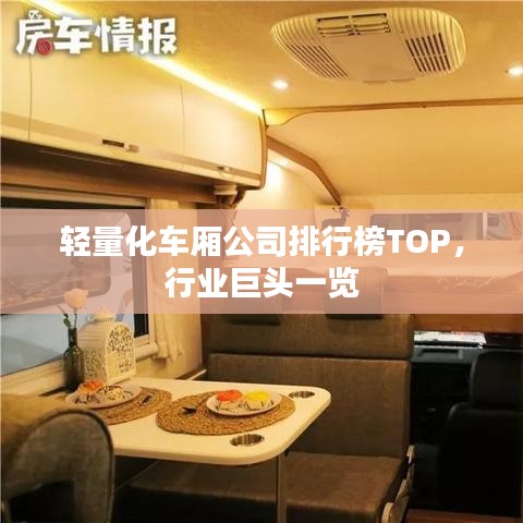 輕量化車廂公司排行榜TOP，行業(yè)巨頭一覽