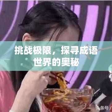 挑戰(zhàn)極限，探尋成語世界的奧秘