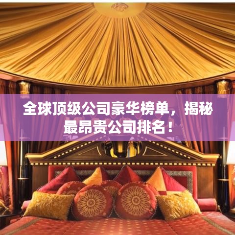 全球頂級公司豪華榜單，揭秘最昂貴公司排名！
