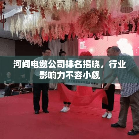 河間電纜公司排名揭曉，行業(yè)影響力不容小覷
