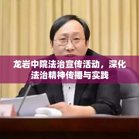 龍巖中院法治宣傳活動，深化法治精神傳播與實踐