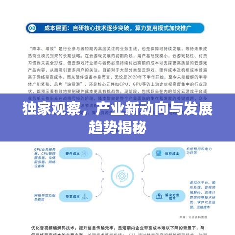 獨家觀察，產(chǎn)業(yè)新動向與發(fā)展趨勢揭秘
