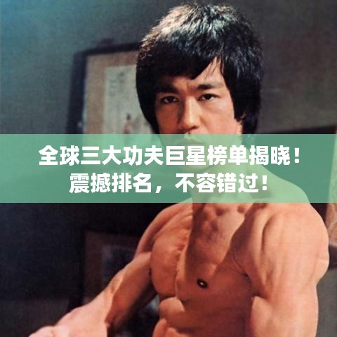 全球三大功夫巨星榜單揭曉！震撼排名，不容錯過！